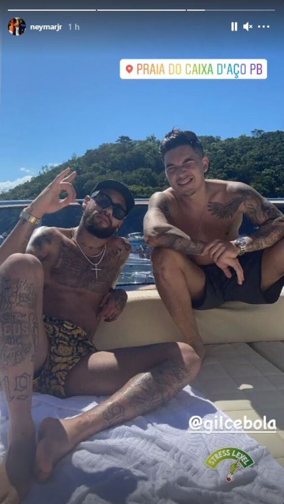 Neymar diz que passará réveillon em SC