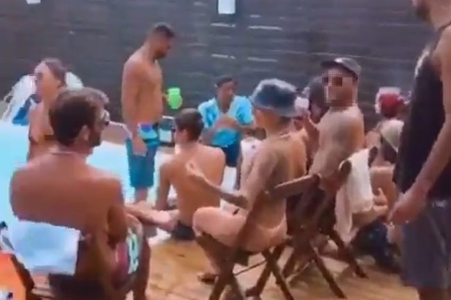 Aglomeração em hostel no Sul do estado em festa de aniversário