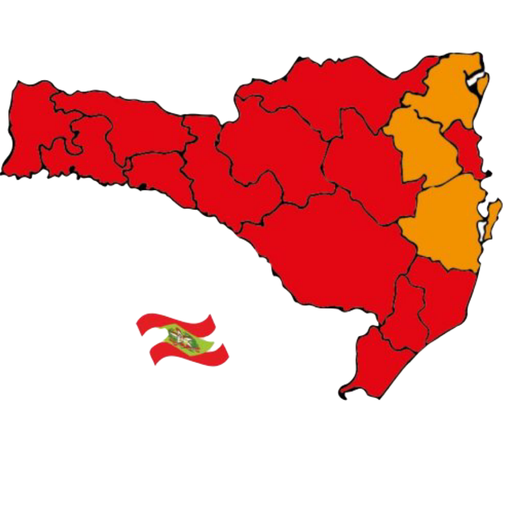 Mapa de Risco atualizado do Estado aponta três regiões em nível grave e 13 em situação gravíssima