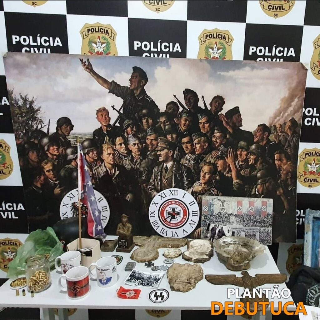 Polícia Civil Investiga fábrica de artigos para divulgação do nazismo no Municipio de Timbó.
