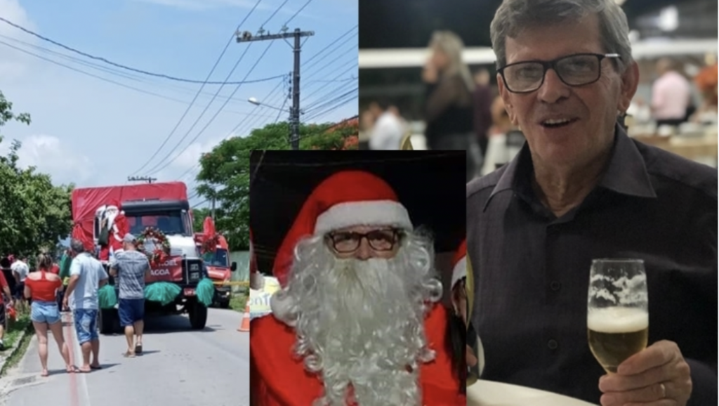 Papai Noel morre depois de cair do caminhão durante desfile de Natal