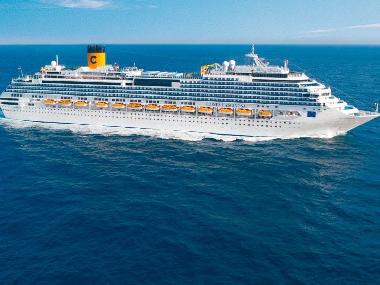 Navio Costa Fascinosa abrirá a temporada de cruzeiros em Itajaí. O setor deve movimentar mais de R$19 milhões na cidade