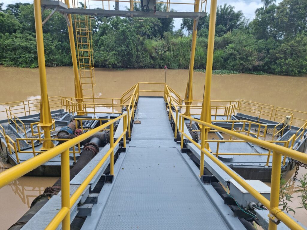 Semasa atualiza as informações sobre o sistema de abastecimento de água para Itajaí e Navegantes.