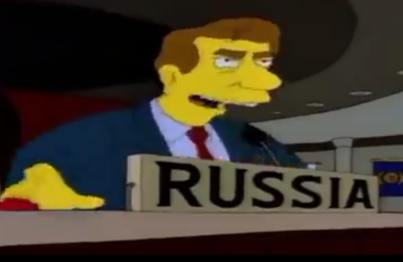 ‘Os Simpsons’ previu que a Rússia começaria a Terceira Guerra Mundial