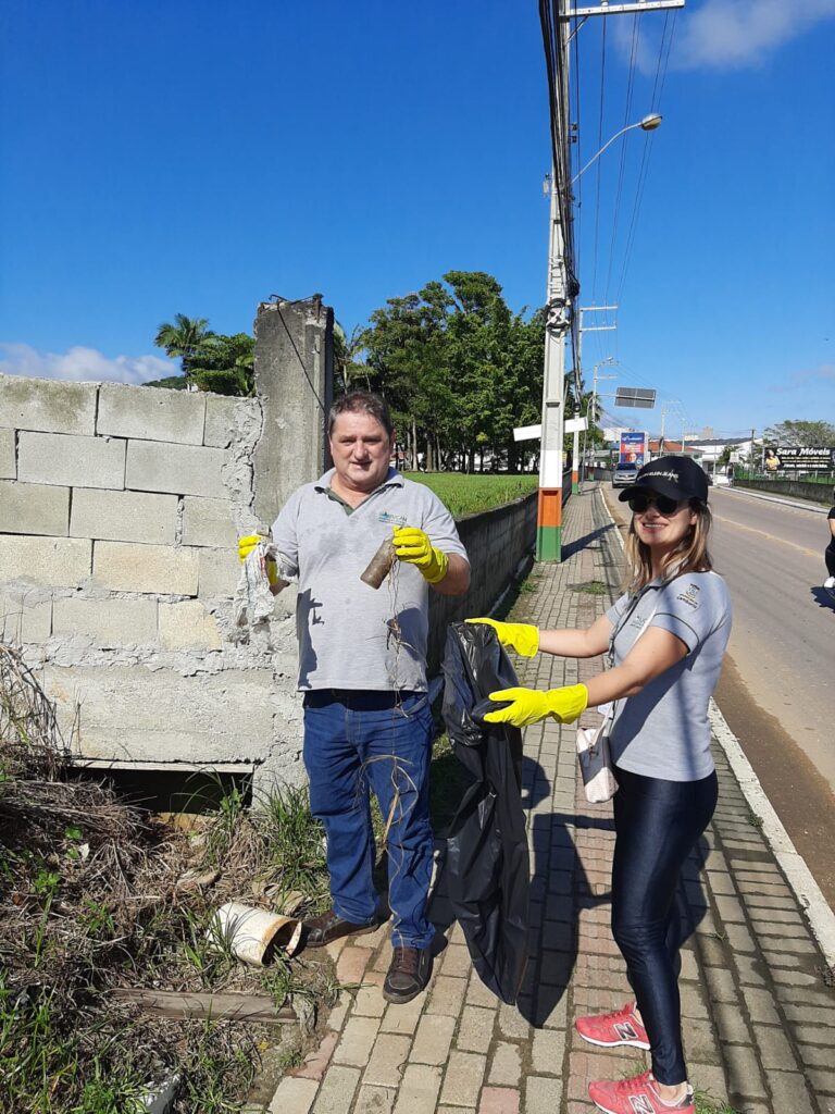 Do Lixo à Arte: Projeto da FUCAM retira 20 sacos de 150 litros de lixo recolhidos