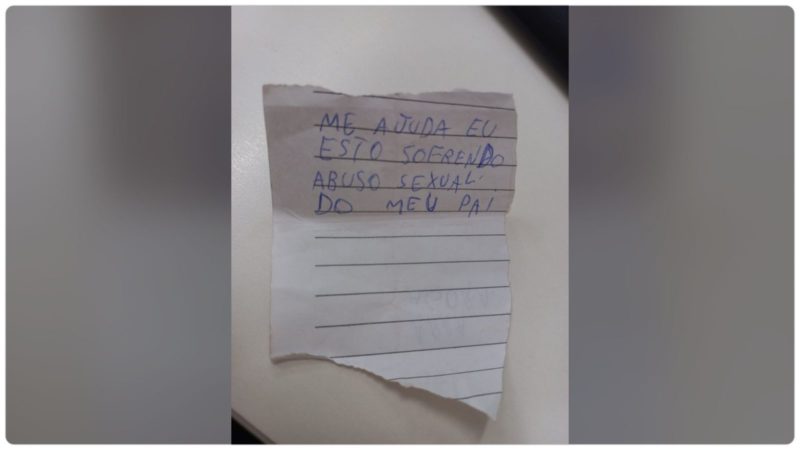 Caso da criança que denunciou estupro em bilhete em Chapecó choca pelos detalhes