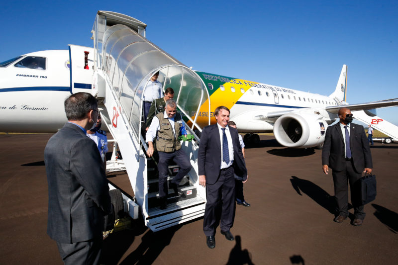 Forças de segurança se preparam para chegada de Bolsonaro em Santa Catarina