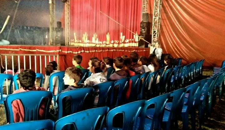 Dia de Circo para as crianças acompanhadas pelo Serviço de Convivência e Fortalecimento de Vínculos