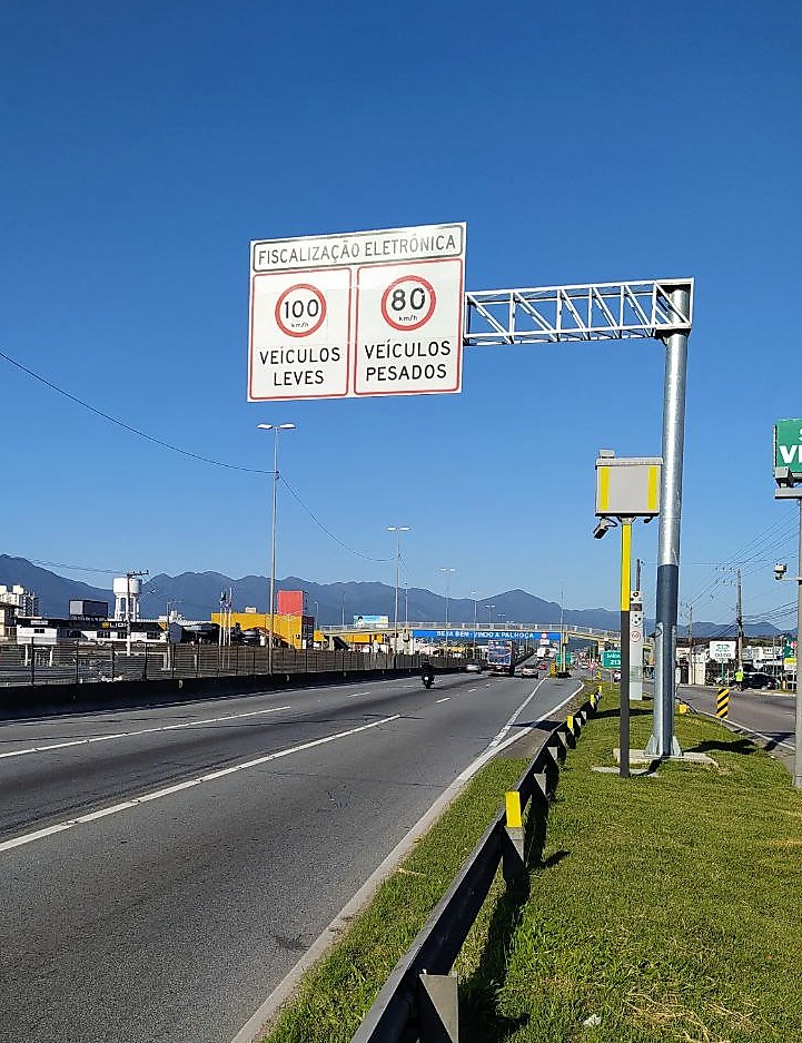 Radares fixos da BR-101 grande Florianópolis serão ativados a partir desta sexta-feira
