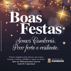 Boas Festas Camboriú