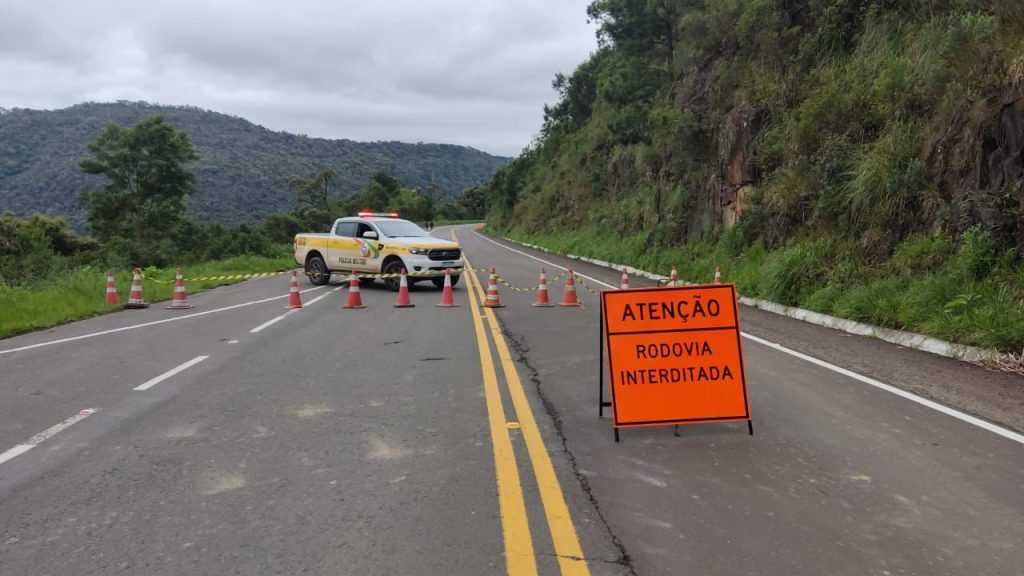 Rodovias do Estado seguem com interdição após impactos das chuvas