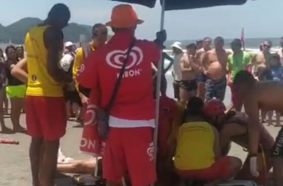 Turista argentino passa mal e morre afogado na Praia Central