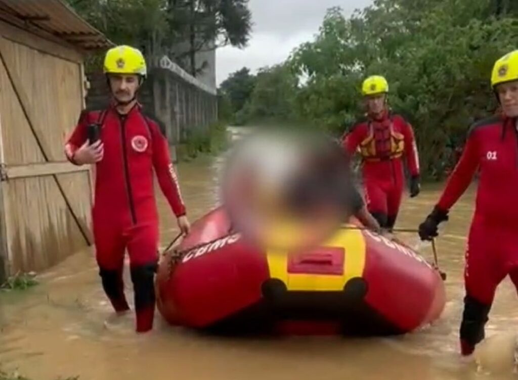 Catarinenses voltam a sofrer as consequências devido o volume de chuvas