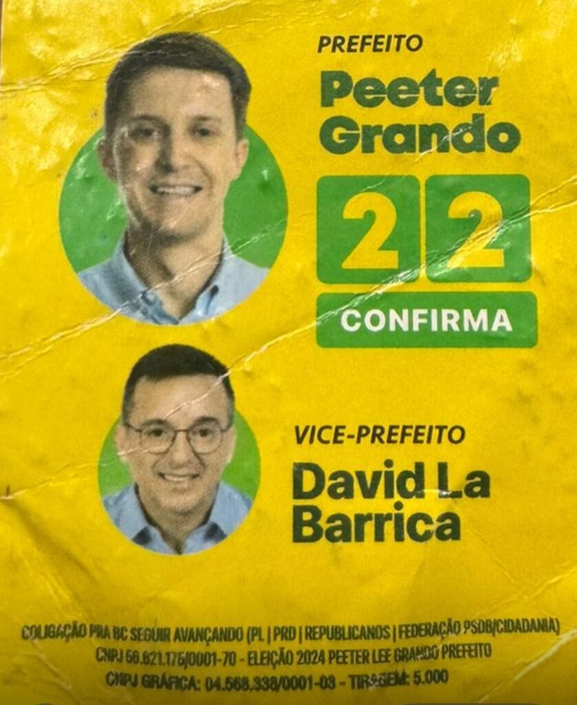 Justiça determina busca e apreensão no comitê de Peeter Grando