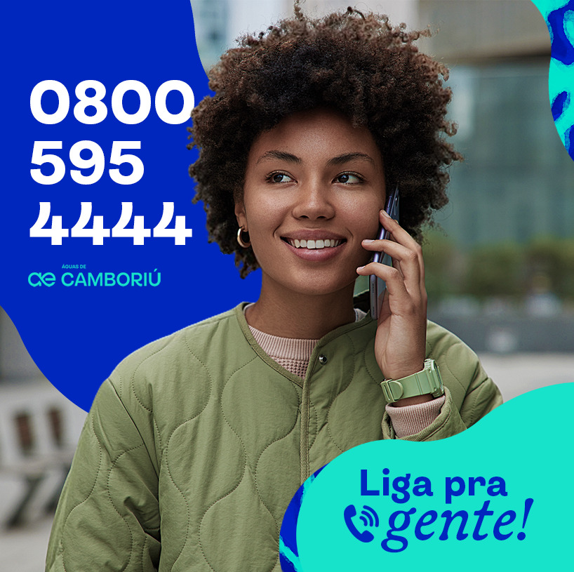 WhatsApp: canal direto de atendimento com a Águas de Camboriú