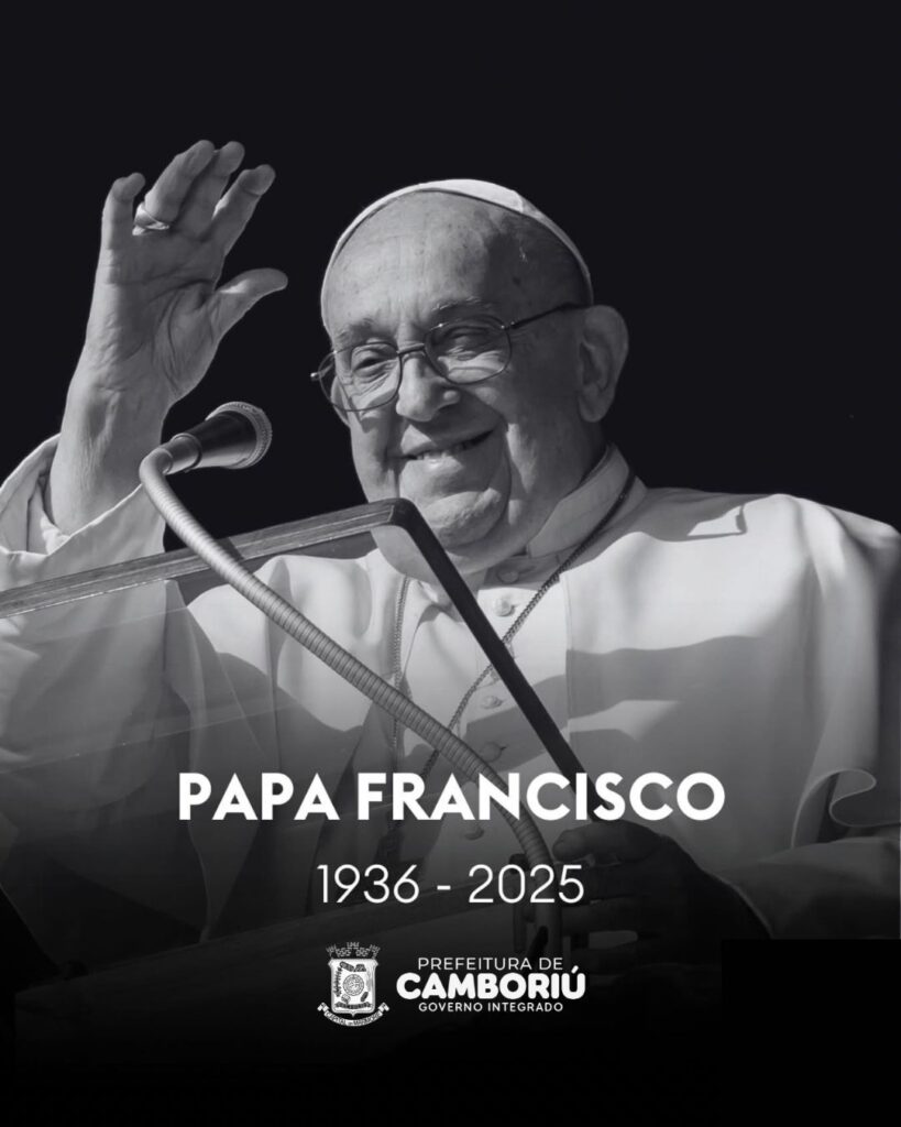 Camboriú Decreta Luto Oficial de Três Dias pelo Falecimento do Papa Francisco