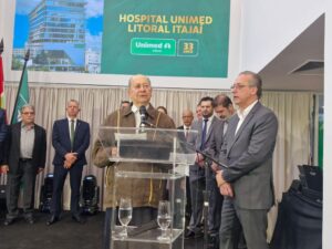 Unimed Litoral inaugura hospital em Itajaí no dia em que a cidade completou 165 anos