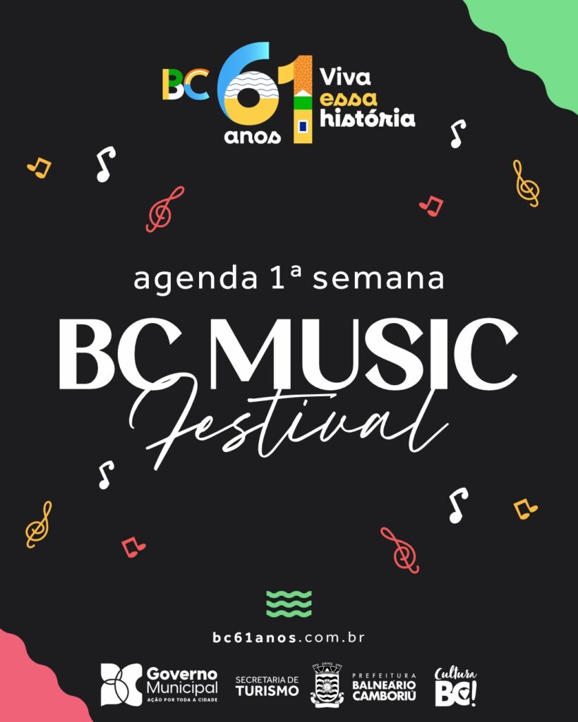 BC Music Festival começa nesta quinta-feira em vários pontos da cidade