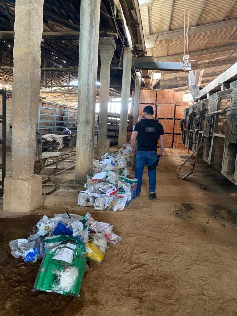 Uma tonelada de drogas é incinerada em Camboriú