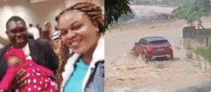 Um casal e um bebê são levados por uma enxurrada em Palhoça. Defesa Civil confirma que choveu além do esperado no Estado