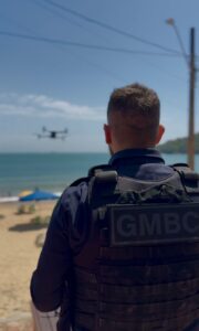 Uso de drones é proibido na orla de Balneário Camboriú durante o Réveillon