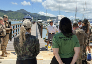 Fiscalização no Caixa d’Aço registra abordagens e infrações durante o fim de semana