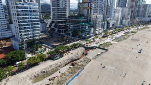 Reurbanização da orla da Praia Central de Balneário Camboriú entra em nova fase