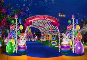 Cidade se prepara para a Páscoa com decoração temática e apresentações artísticas