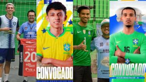 Ex-atletas de Camboriú são convocados para a Seleção Brasileira Sub-20 de Futsal