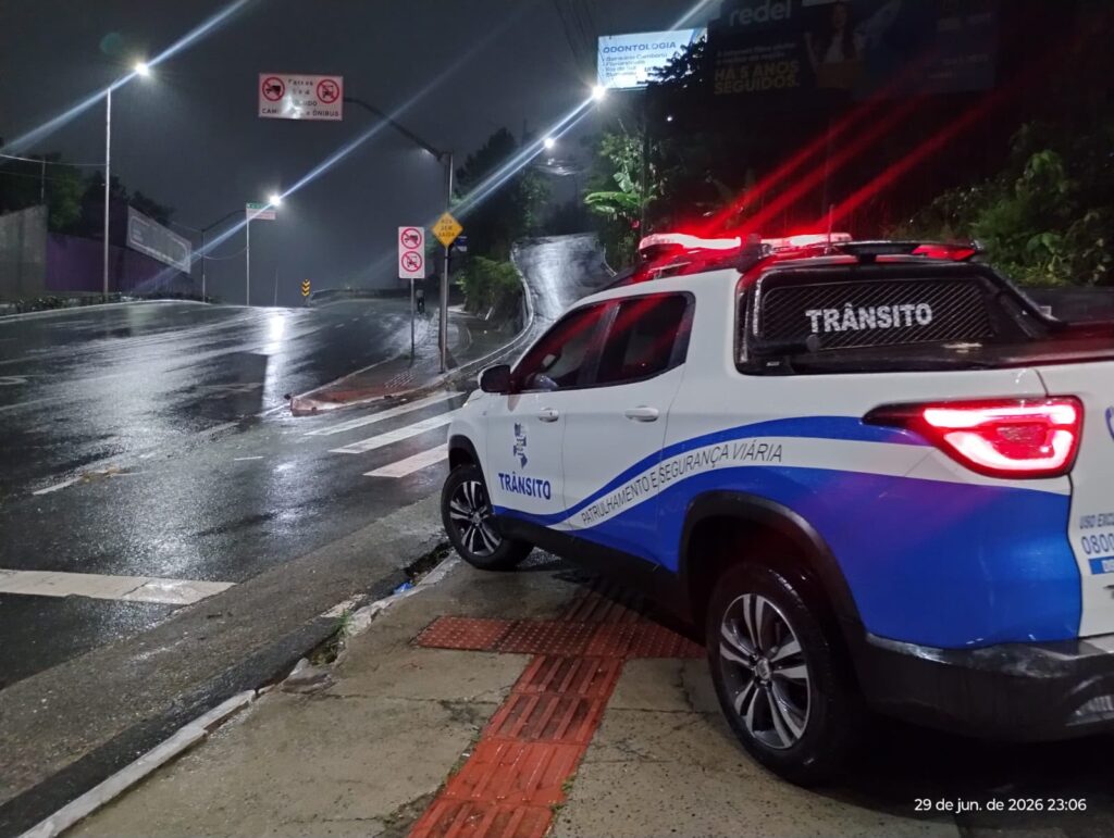 Balneário Camboriú registrou 24,8 milímetros de chuva nas últimas 12 horas.