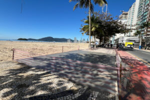 Prefeitura de Balneário Camboriú inicia reconstrução de trechos do calçadão da Praia Central